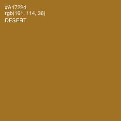 #A17224 - Desert Color Image