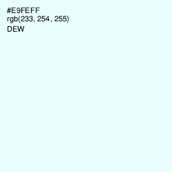 #E9FEFF - Dew Color Image