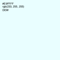 #E9FFFF - Dew Color Image
