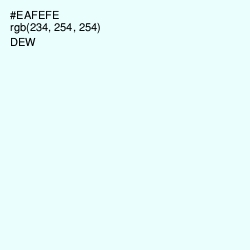 #EAFEFE - Dew Color Image