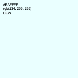 #EAFFFF - Dew Color Image