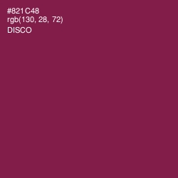 #821C48 - Disco Color Image