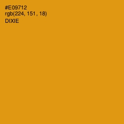 #E09712 - Dixie Color Image