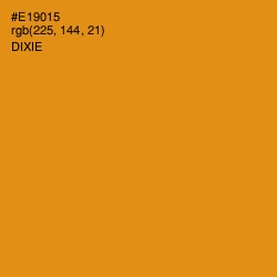#E19015 - Dixie Color Image