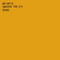 #E19F15 - Dixie Color Image