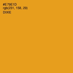 #E79E1D - Dixie Color Image