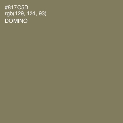 #817C5D - Domino Color Image