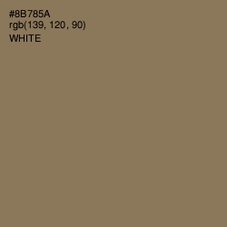 #8B785A - Domino Color Image