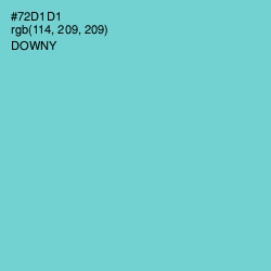 #72D1D1 - Downy Color Image
