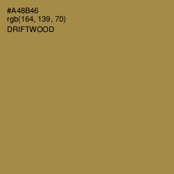 #A48B46 - Driftwood Color Image