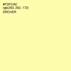 #FDFCAC - Drover Color Image