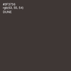 #3F3736 - Dune Color Image