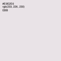 #E9E2E6 - Ebb Color Image