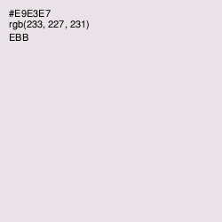 #E9E3E7 - Ebb Color Image