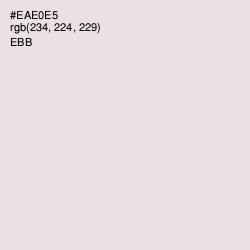 #EAE0E5 - Ebb Color Image