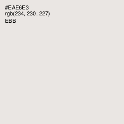 #EAE6E3 - Ebb Color Image