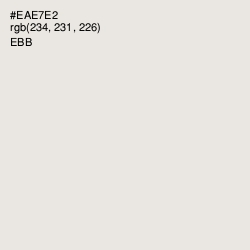 #EAE7E2 - Ebb Color Image