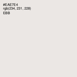 #EAE7E4 - Ebb Color Image