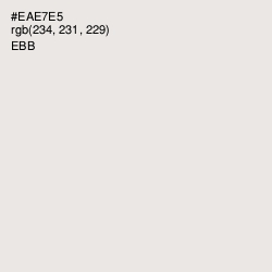 #EAE7E5 - Ebb Color Image
