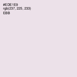 #EDE1E9 - Ebb Color Image