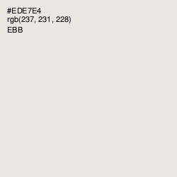 #EDE7E4 - Ebb Color Image