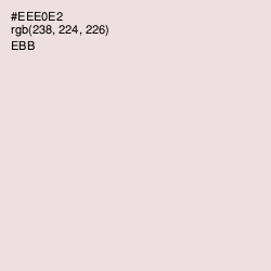 #EEE0E2 - Ebb Color Image