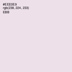 #EEE0E9 - Ebb Color Image