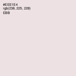 #EEE1E4 - Ebb Color Image