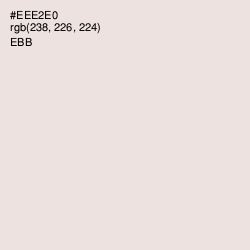 #EEE2E0 - Ebb Color Image