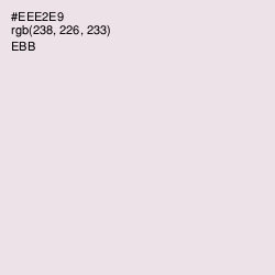#EEE2E9 - Ebb Color Image