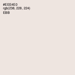 #EEE4E0 - Ebb Color Image