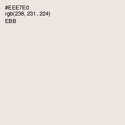 #EEE7E0 - Ebb Color Image