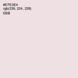 #EFE0E4 - Ebb Color Image