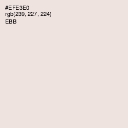 #EFE3E0 - Ebb Color Image