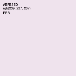 #EFE3ED - Ebb Color Image