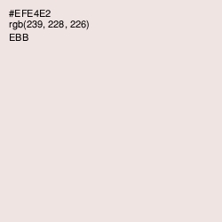 #EFE4E2 - Ebb Color Image