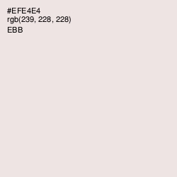 #EFE4E4 - Ebb Color Image
