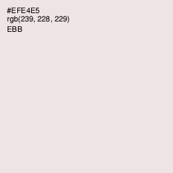 #EFE4E5 - Ebb Color Image