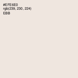 #EFE6E0 - Ebb Color Image