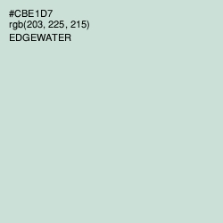 #CBE1D7 - Edgewater Color Image