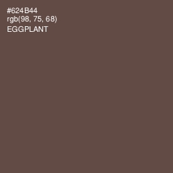 #624B44 - Eggplant Color Image