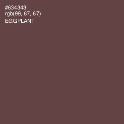#634343 - Eggplant Color Image