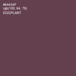 #64404F - Eggplant Color Image