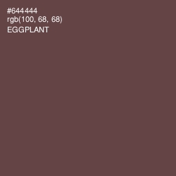 #644444 - Eggplant Color Image