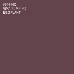 #64444C - Eggplant Color Image