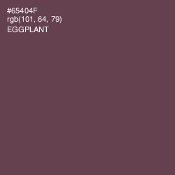 #65404F - Eggplant Color Image