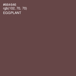 #664646 - Eggplant Color Image