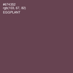 #674352 - Eggplant Color Image