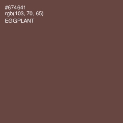 #674641 - Eggplant Color Image