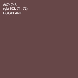 #674748 - Eggplant Color Image